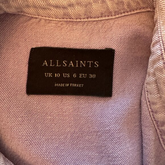 ALLSAINTS Nicola Denim Shacket - Picture 5 of 8